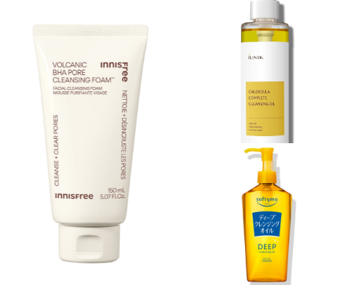 My skincare routine cover photo collage