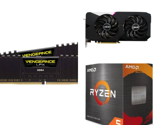 My Budget Gaming PC Build cover photo collage