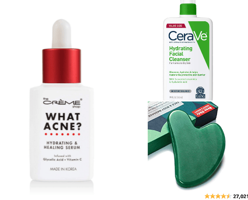 Skincare cover photo collage