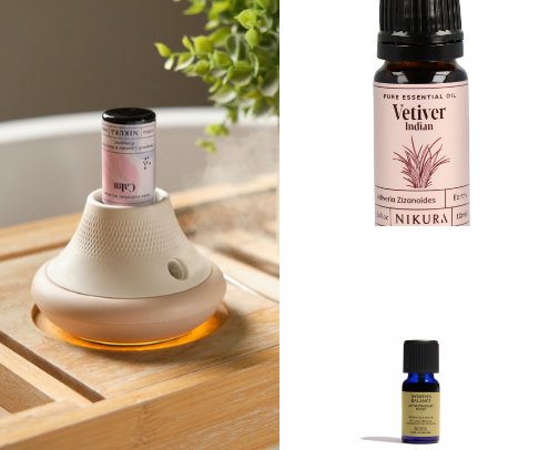 Essential Oils cover photo collage