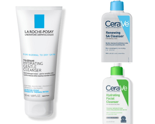Essentials for clear skin cover photo collage