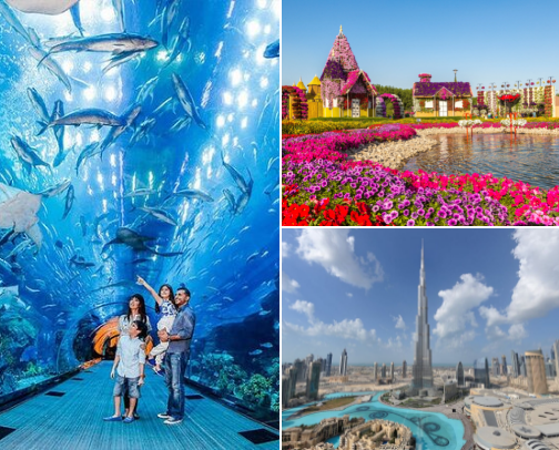 Destination cover photo collage
