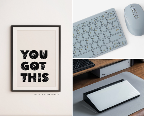 Digital Girl Desk Setup: Chic, Smart & Aesthetic cover photo collage