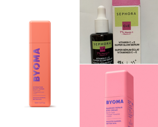 GLASS SKIN ROUTINE (affordable & high end) cover photo collage