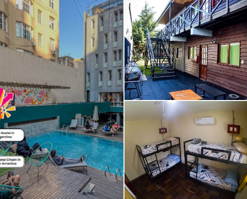Best Hostels I Stayed in Whilst Backpacking South America 🎒 cover photo collage
