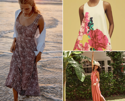 Tropical Beach Vacation Dresses: Easy, Breezy & Effortlessly Chic cover photo collage