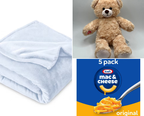 Bad day comfort items cover photo collage