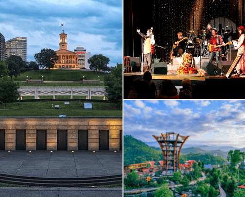 Vacation Guide to Nashville, TN cover photo collage
