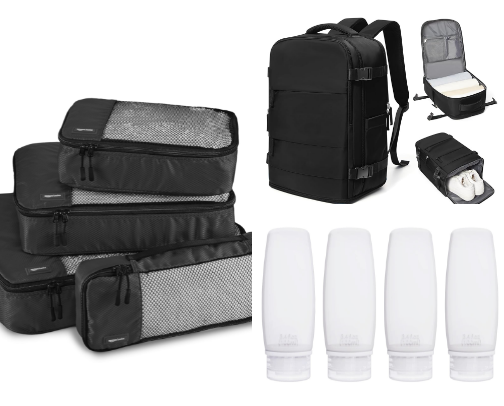 Carry-On Travel Essentials From Amazon cover photo collage
