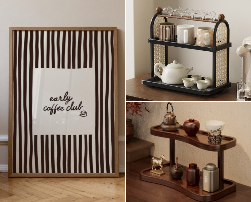 At Home Coffee Bar Inspo☕️ cover photo collage