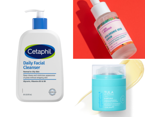 Everyday Skincare Routine cover photo collage