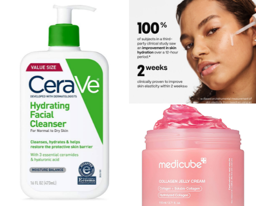 Dry Skin Products cover photo collage