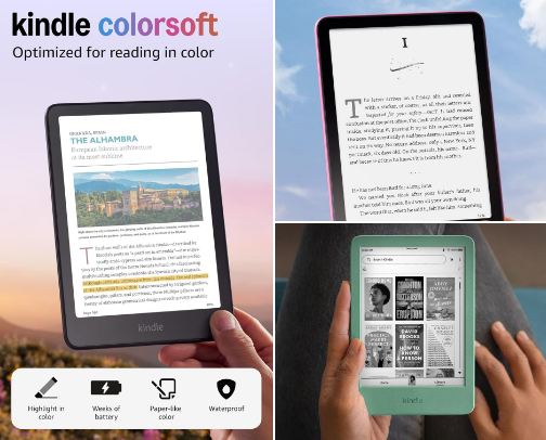 ✨ Become a Kindle girly! cover photo collage