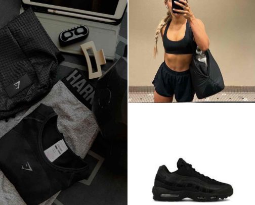 Sports outfits🏃🏼‍♀️‍➡️ cover photo collage