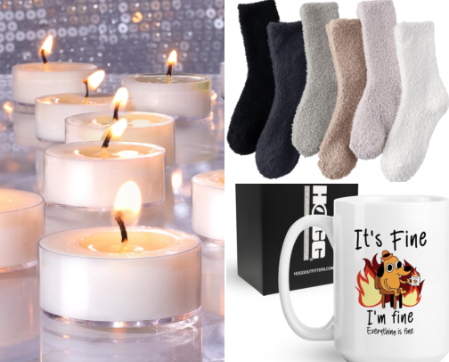 Secret Santa Gifts cover photo collage