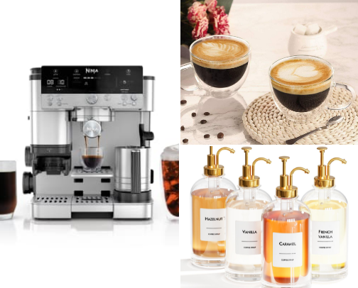 At Home Barista Must-Haves cover photo collage
