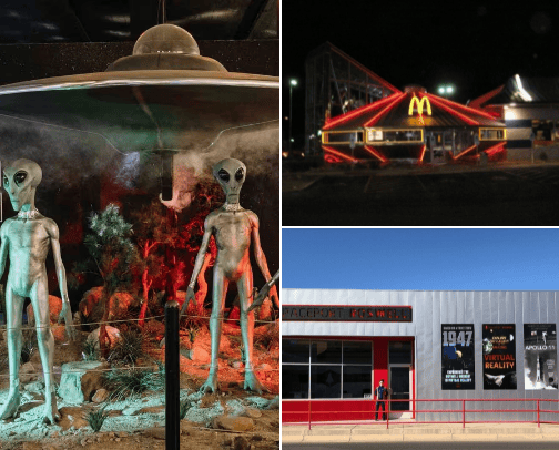 Roswell NM cover photo collage