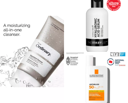 Skincare Essentials cover photo collage