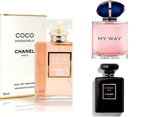 perfumes cover photo collage