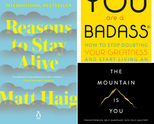 Self-Help Books to Change Your Thinking cover photo collage