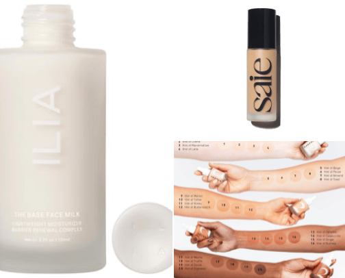 Products that give the best makeup base cover photo collage