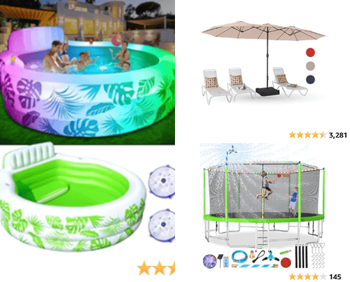 Backyard Fun......Outdoor Stuff cover photo collage