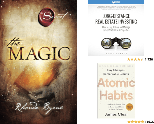 Books cover photo collage
