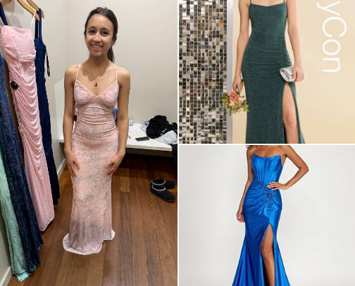 Prim/graduation dresses cover photo collage