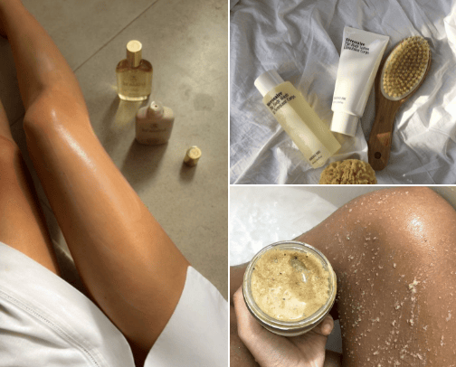 body care🐚🛁 cover photo collage
