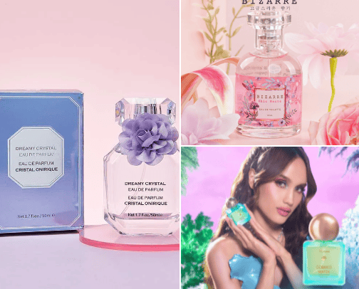 Everyday elegance : fresh & affordable fragrance 💐🌹✨️ cover photo collage