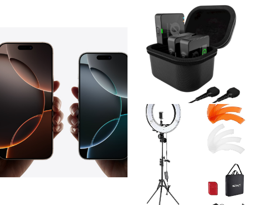 Content Creator Essentials: Gear, Tools, & Must Haves cover photo collage