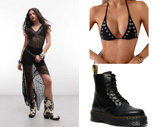 Rave & Techno Outfit Ideas 🌙 Night Festival cover photo collage