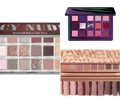 Eyeshadow pallets I love cover photo collage