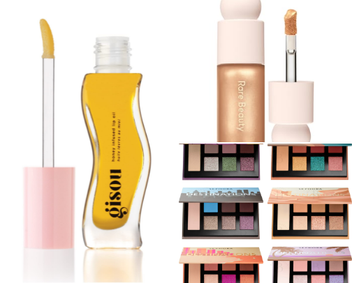 MAKEUP ESSENTIALS AND BEAUTY FAVORITES cover photo collage