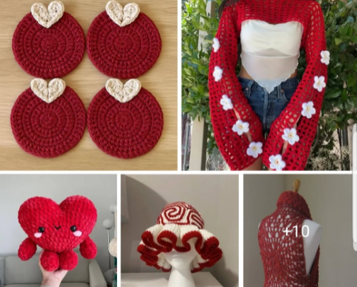 Be the Lady Stunning in Crochet Outfits All Year Round cover photo collage