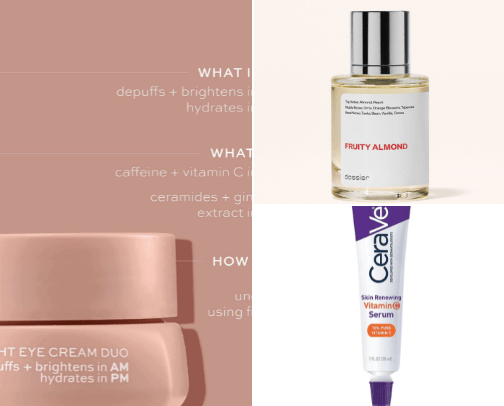 Skincare and beauty cover photo collage