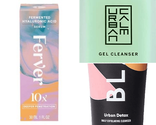 Skincare cover photo collage