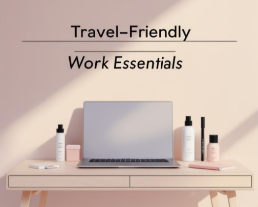 Travel-Friendly Work Essentials cover photo collage