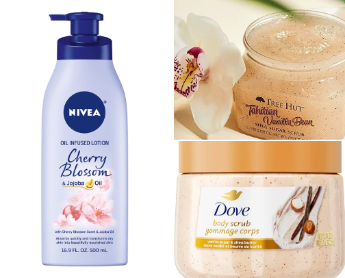 Body Care Must haves cover photo collage