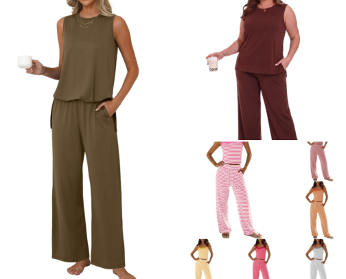 Top 10 Women's Lounge Sets cover photo collage