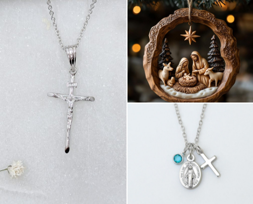 Religious gifts cover photo collage