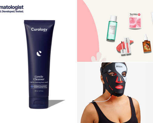 My favorite skin care treats cover photo collage