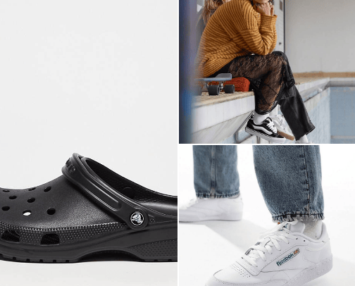 Shoes cover photo collage