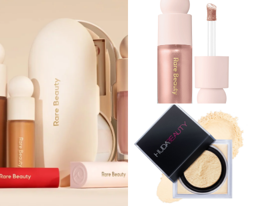 Makeup products for “it girl” look💝 cover photo collage