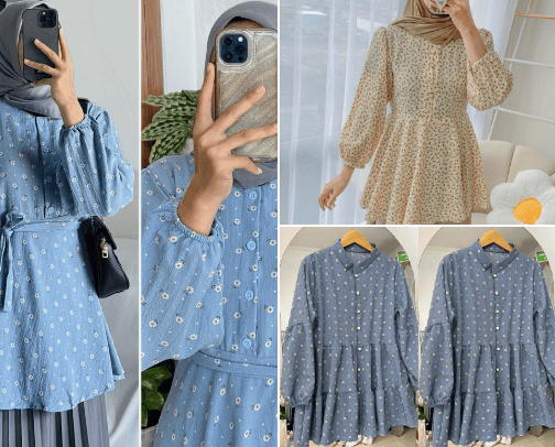 Flower Blouse for Women ✨ cover photo collage