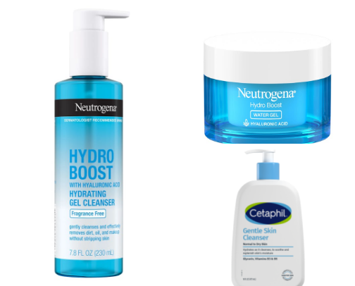 Skincare for SENSITIVE skin cover photo collage