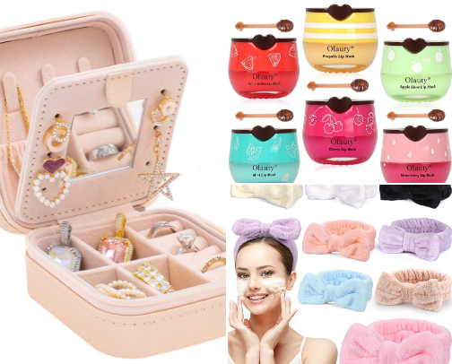 Looking for Christmas gifts for the girls? | My top items to make the best gifts bags! cover photo collage