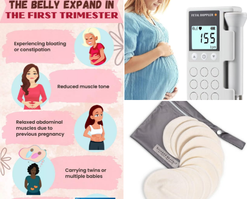 list for first time mom cover photo collage