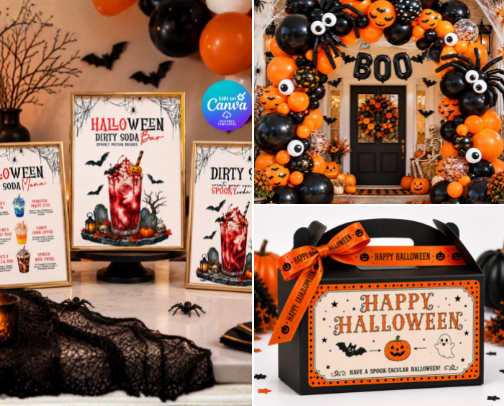 Halloween Party Ideas & Spooky Celebration Inspo 👻 cover photo collage