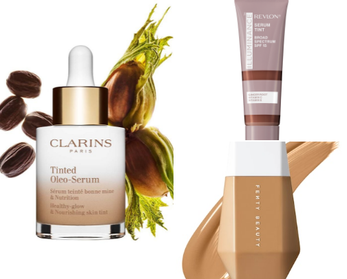 Beauty Buzz: The Hottest Tinted Serums RN cover photo collage